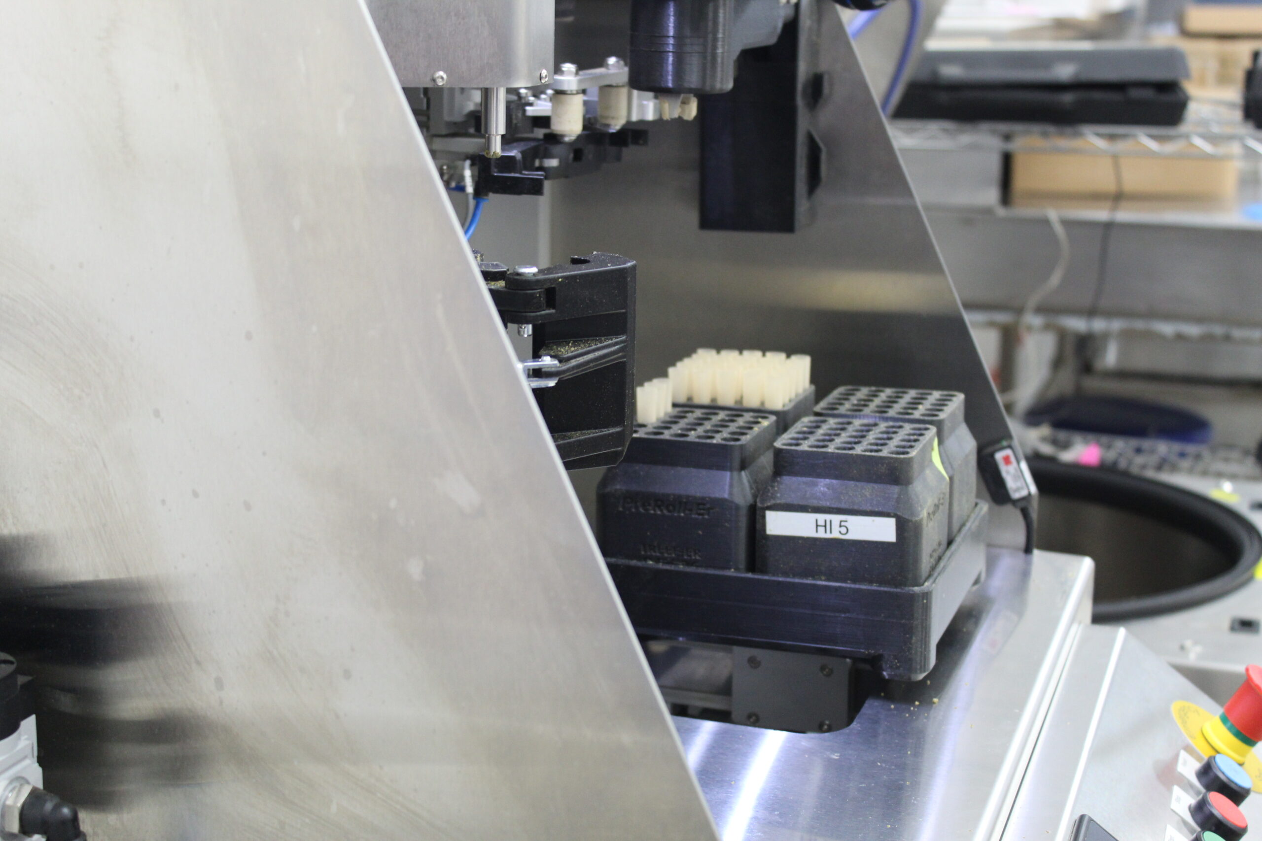Pre-roll machine staged and ready for a production run