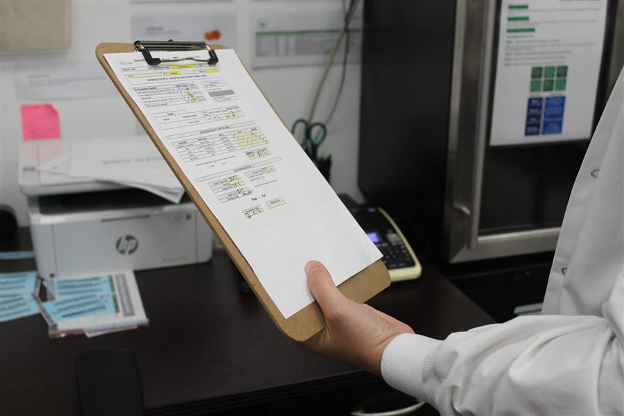 A real Gotham Manufacturing batch record