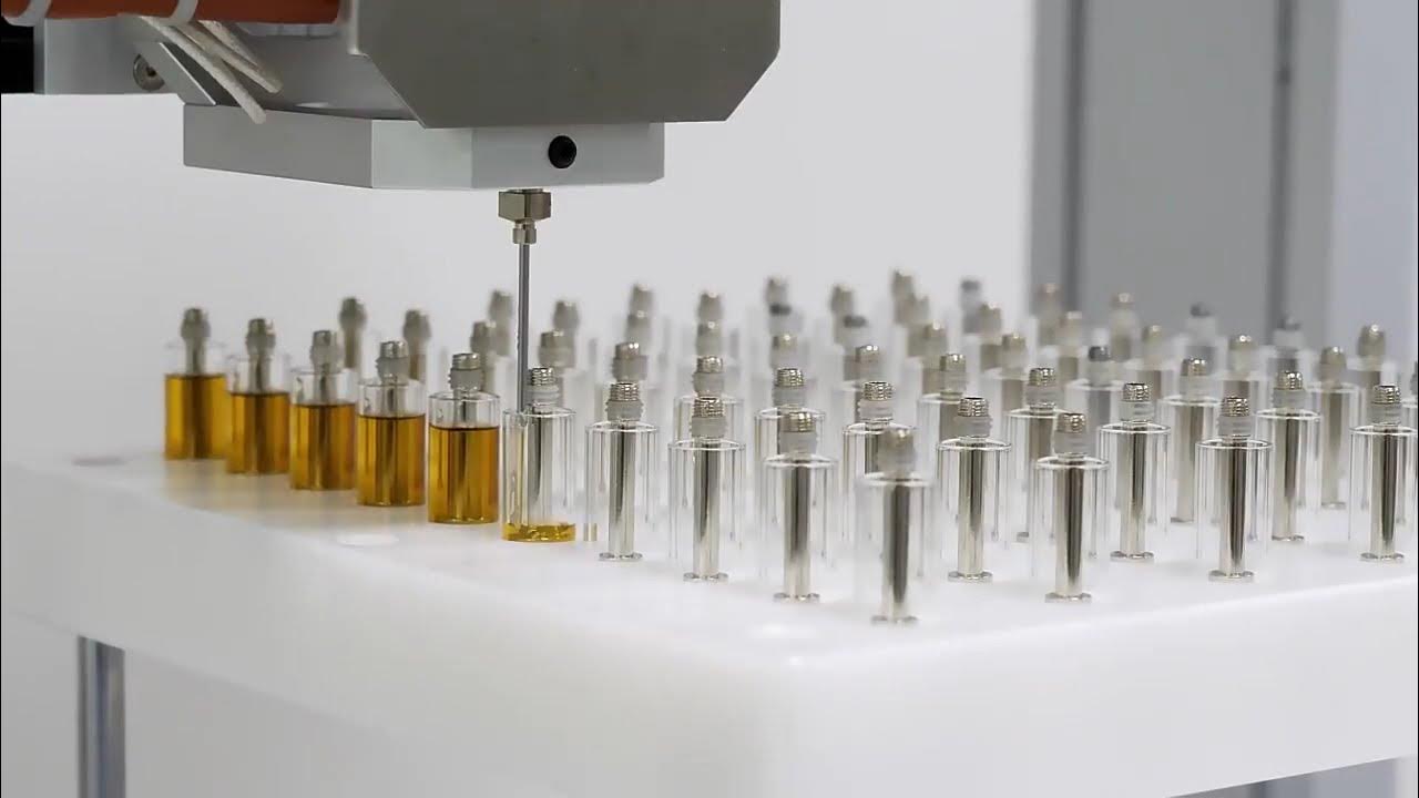 Vape cartridge fill machine on Gotham Manufacturing's production floor